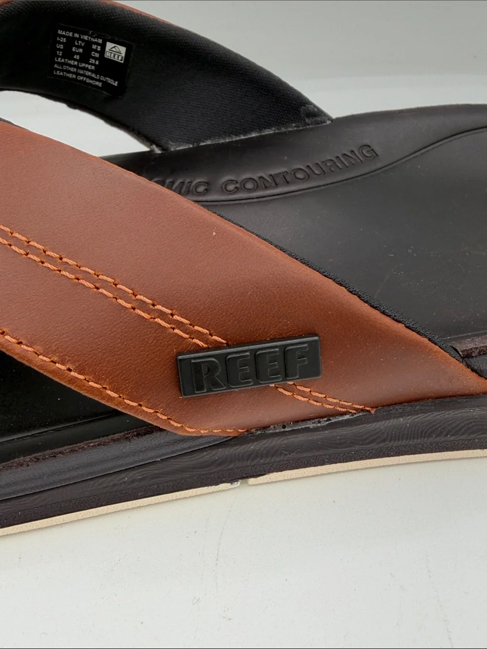 Reef Leather Offshore, copper/dark brown